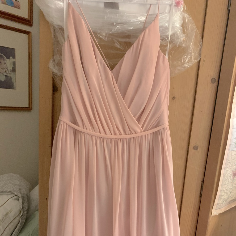 Blush Pink Feminine floor length formal SZ 12